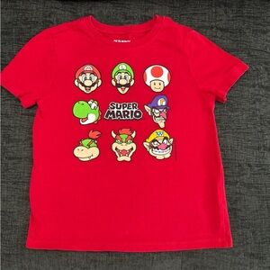 Old Navy Red Super Mario Character Tee